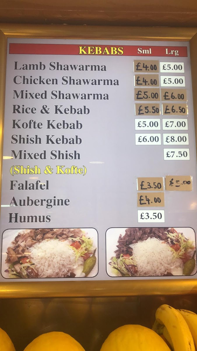 Taza Takeaway Kebab House Menu - Image 2