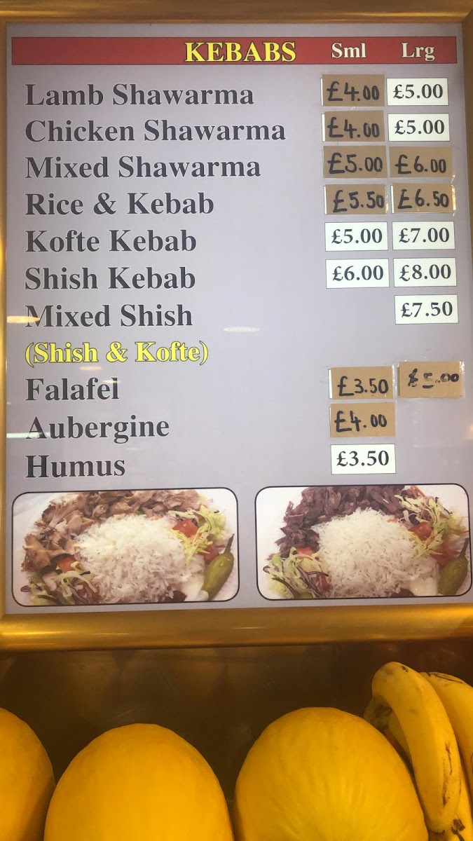 Taza Takeaway Kebab House Menu - Image 3