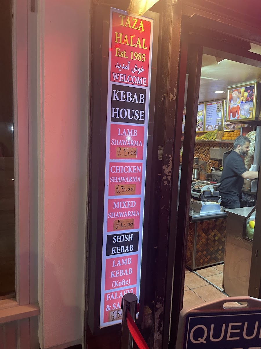 Taza Takeaway Kebab House Menu - Image 5